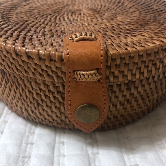 Anthropologie Marcia Woven Crossbody Bag - Brown - Picture 8 of 10